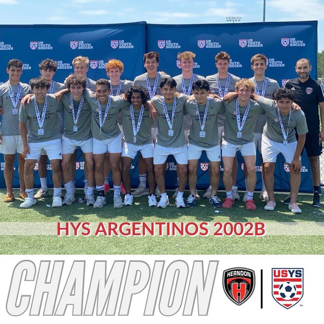 Three Herndon Teams Win League Championship to Advance to USYS Regionals;  Two Teams Still in the Hunt with State Cup Championship June 5-6